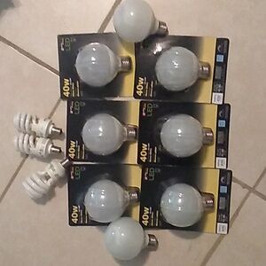 LED Light Bulbs 40W (Set of 8)